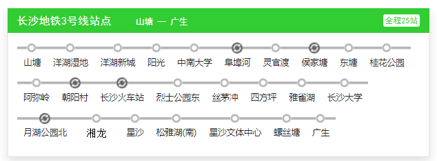 长沙地铁3号线运营时间