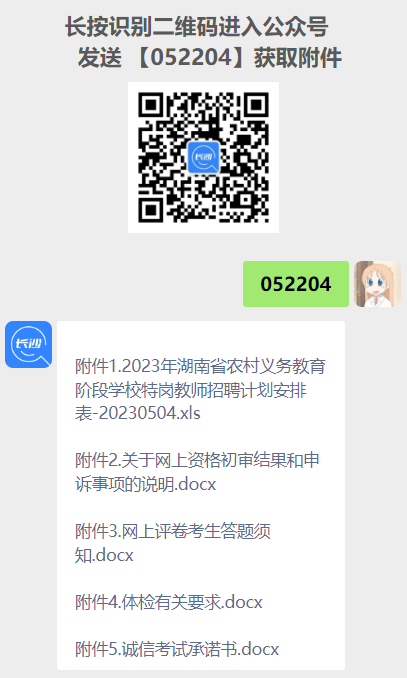 2023年湖南省特岗教师招聘900人公告