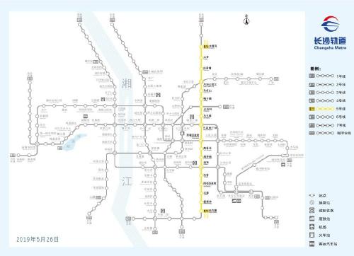 长沙地铁5号线站点名+首末班车时间+出入口位置汇总