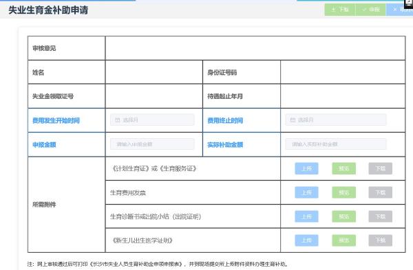 长沙失业生育金申领指南：网上申请入口与流程