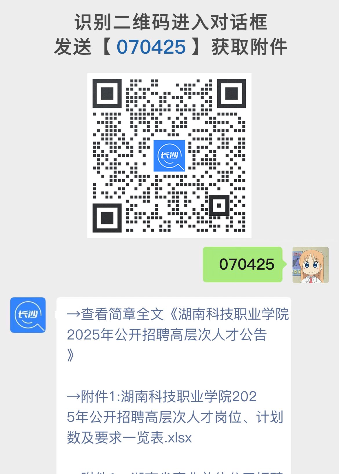 湖南科技职业学院2025年公开招聘高层次人才公告
